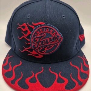 New Era Navy Red Flame 2025 Allstar Game Indiana Fever Logo 9FIFTY Snapback Hat